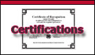 Certifications